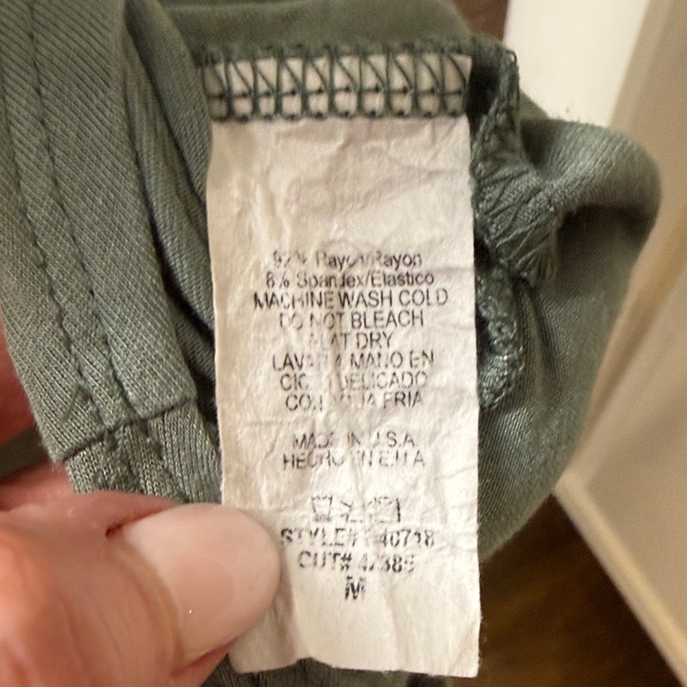 Final Touch Sage Green Maxi Dress Med - Picture 8 of 8